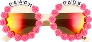 Rad + Refined Beach Babe Round Sunglasses