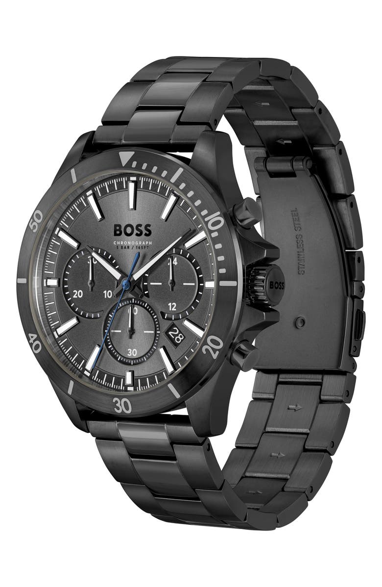 BOSS Troper Chronograph Bracelet Watch, 45mm, Alternate, color, 