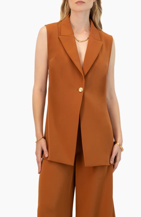Single-button Tailored Vest