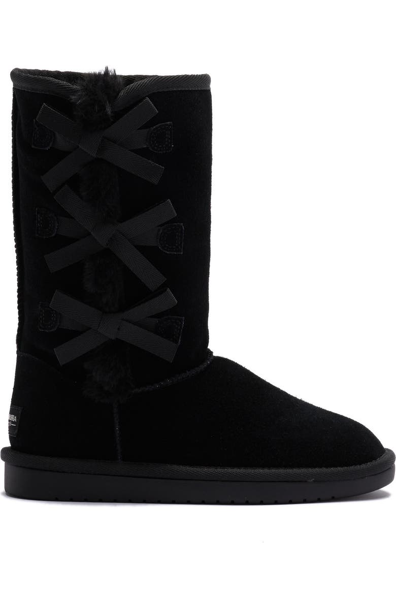 Koolaburra by UGG<sup>®</sup> Kids' Victoria Faux Fur Lined Suede Tall Boot, Alternate, color,