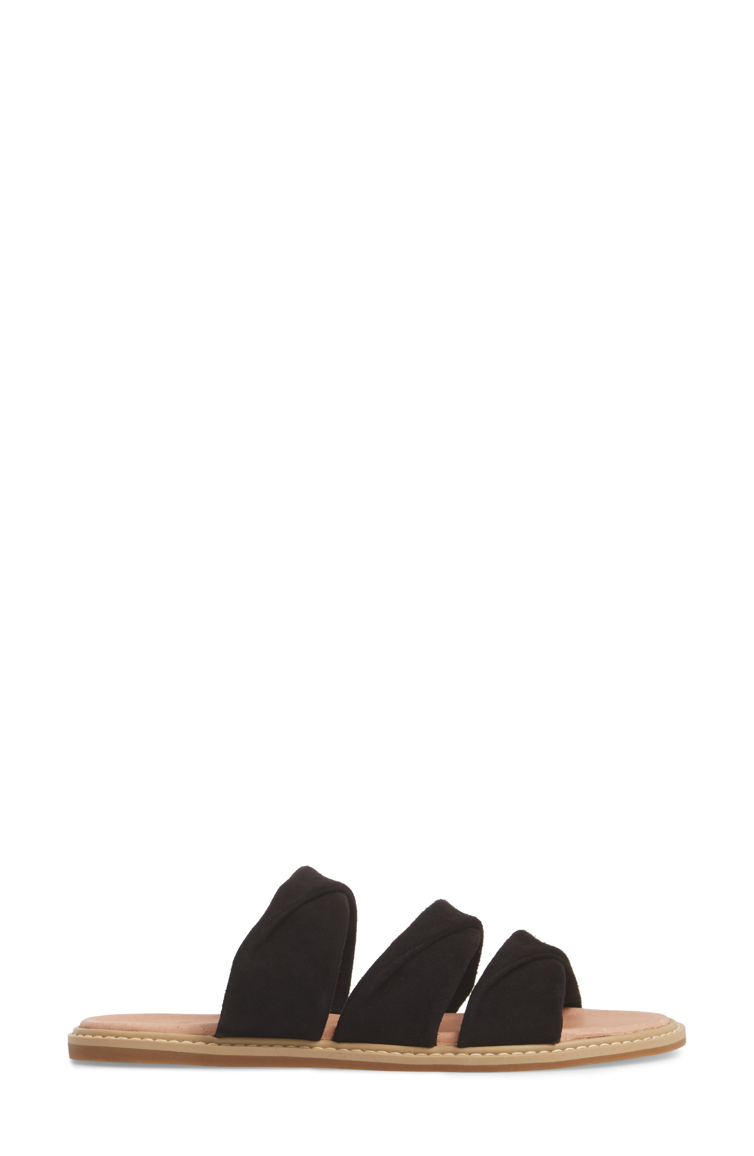 Cooper Slide Sandal, Alternate, color, BLACK SUEDE