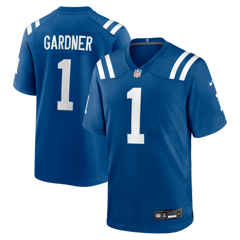 Men's Nike Ahmad Sauce Gardner  Royal Indianapolis Colts Team  Game Jersey