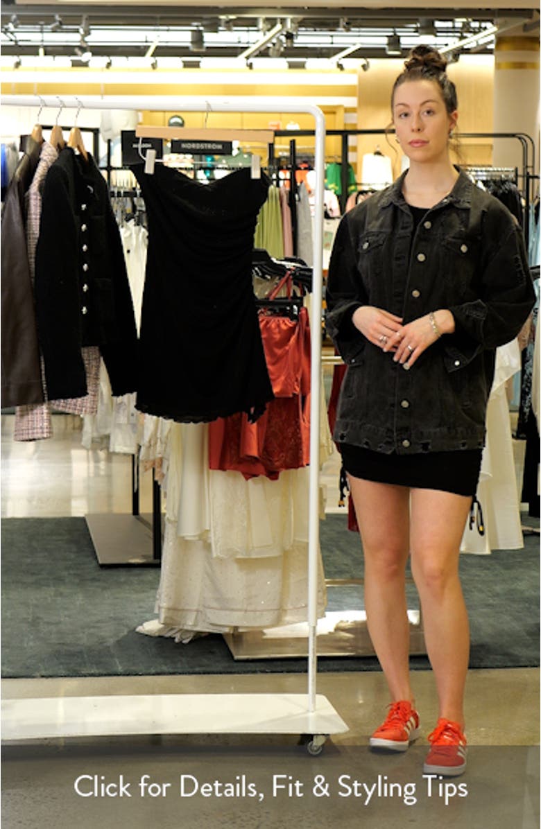 Donelli Strapless Metallic Minidress, sales video thumbnail