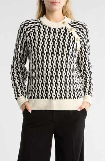 Derek Lam 10 Crosby Sawyer Long Sleeve Crewneck Sweater