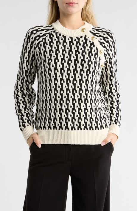 Derek Lam 10 Crosby Sawyer Long Sleeve Crewneck Sweater