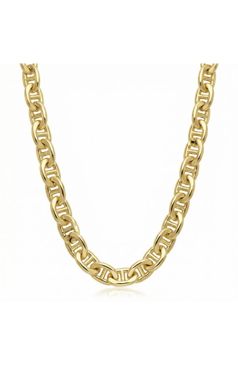 Bliss Diamond Fremada 14k Gold Filled Men's 5.9mm Mariner Link Chain Necklace, Main, color, 14K Yellow Gold