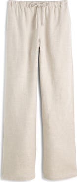 Madewell Pull-On Linen Pants