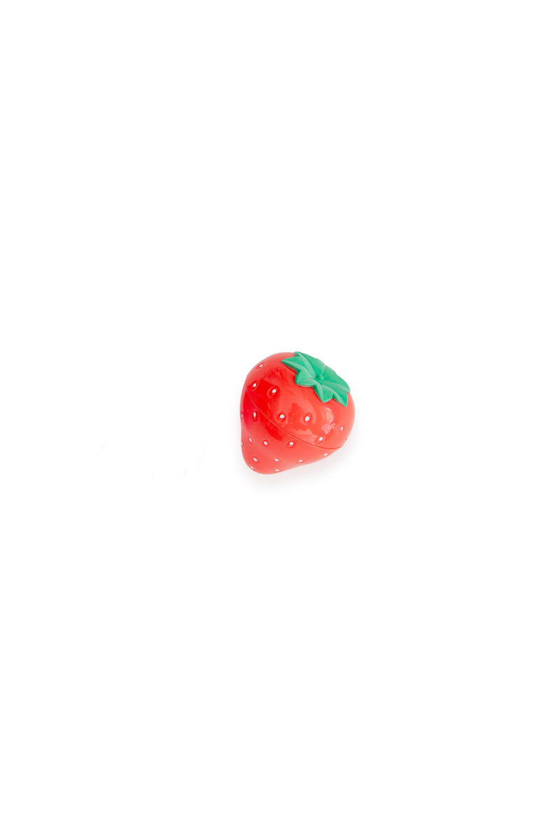 Strawberry Lip Balm, Main, color, Red