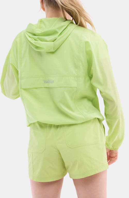 Halfdays Joyner Windbreaker Anorak In Pistachio