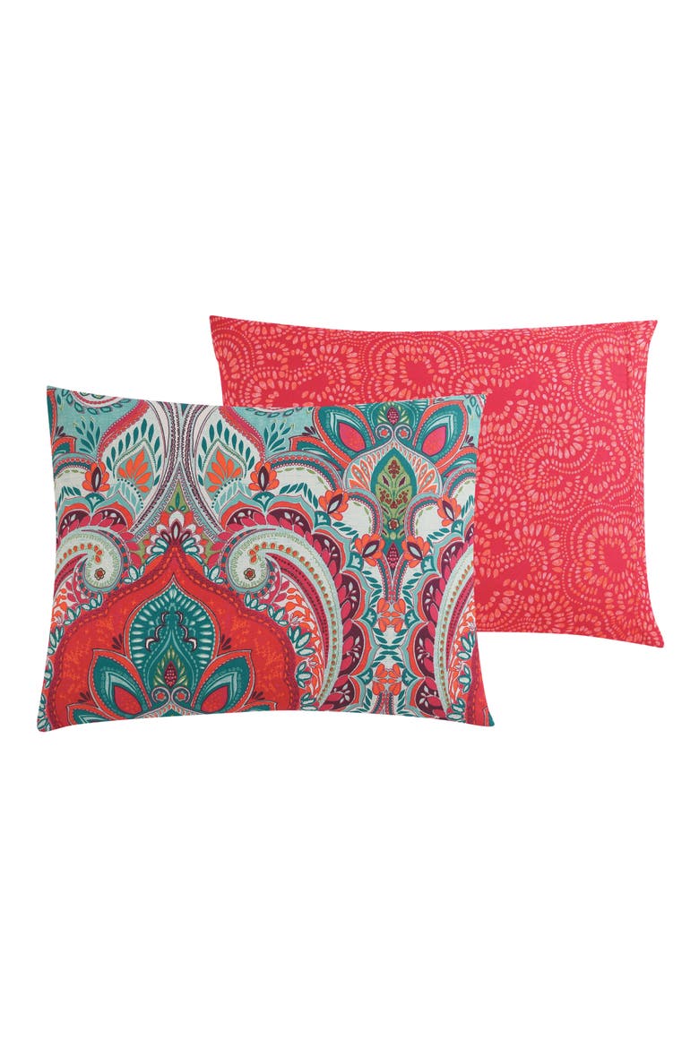 Damask Reversible Comforter Set - King, Alternate, color, MULTI