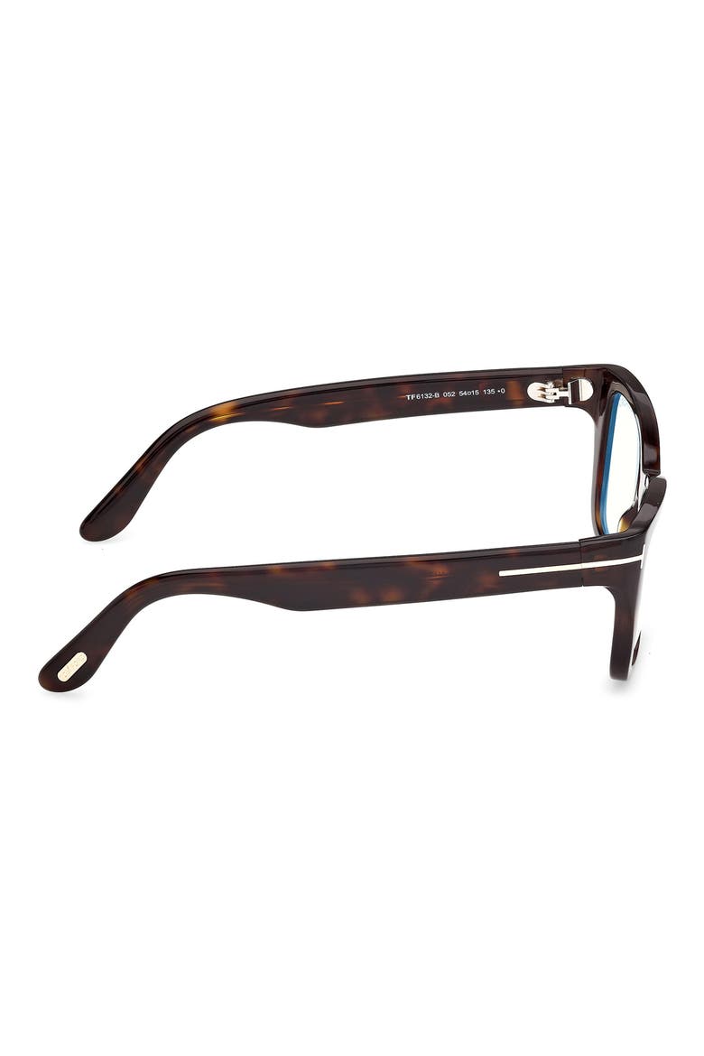 54mm Butterfly Optical Glasses, Alternate, color, SHINY CLASSIC DARK HAVANA