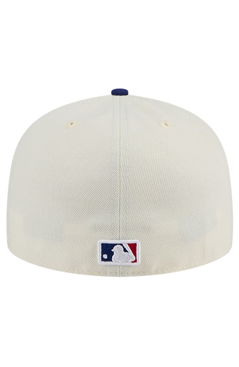New Era Men's New Era Cream Texas Rangers Chrome 59FIFTY Fitted Hat, Alternate, color, 