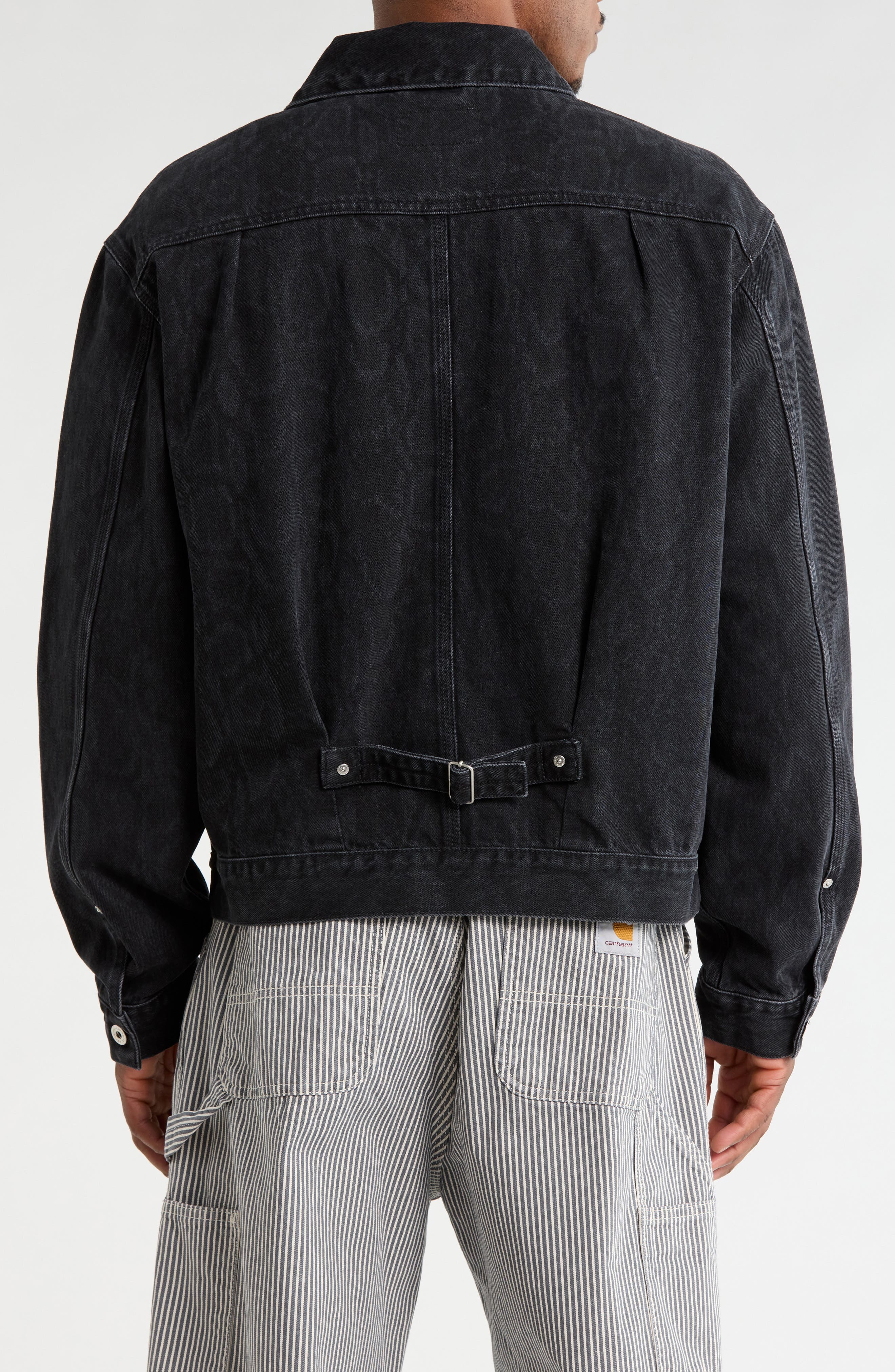 Belmar Snakeskin Print Denim Jacket - image 2
