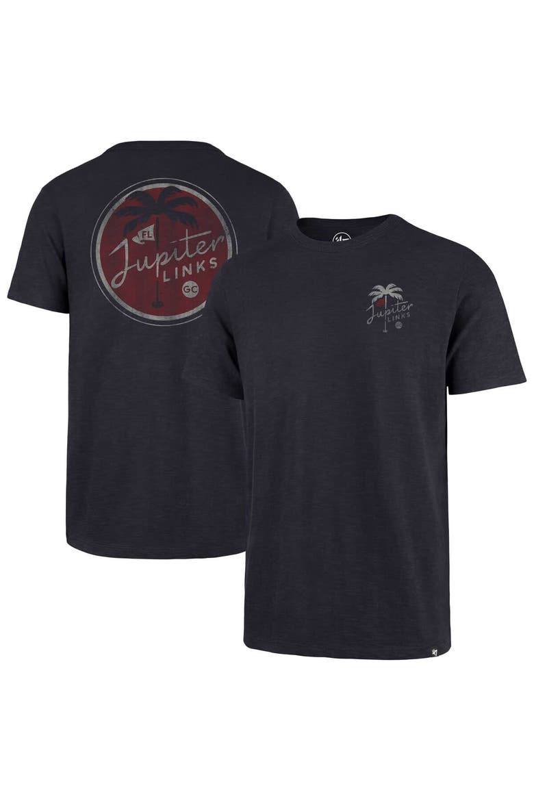 Men's '47  Navy TGL Jupiter Links Golf Club Backer Scrum T-Shirt, Alternate, color, Navy