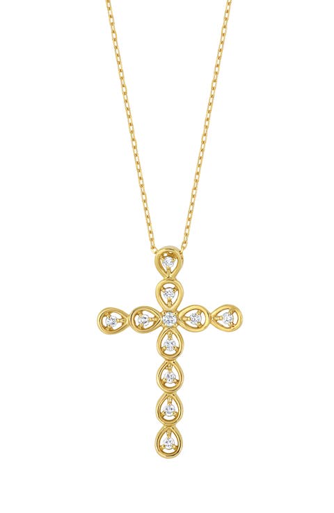 BL Icon Diamond Cross Pendant Necklace (Online Trunk Show)