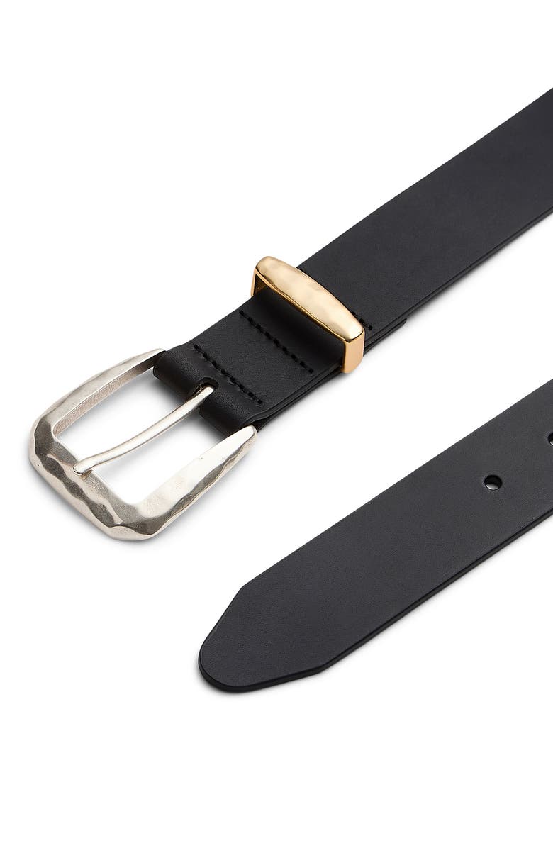 rag & bone Winona Leather Belt, Alternate, color,
