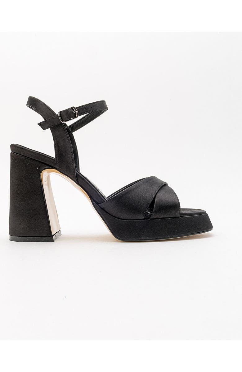 Forever & Always Shoes Yvonne Platform Sandals, Alternate, color, Black