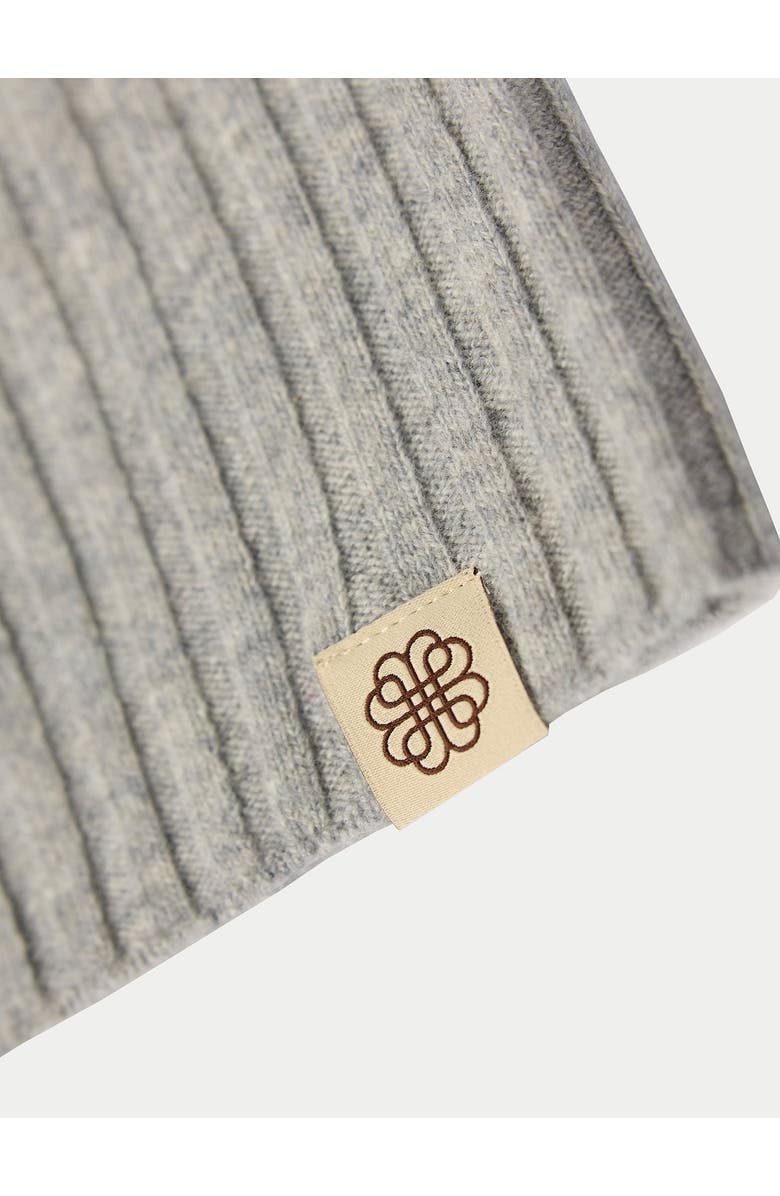 GOBI Mongolian Cashmere Cashmere Rib Knit Hat, Alternate, color, High Rise