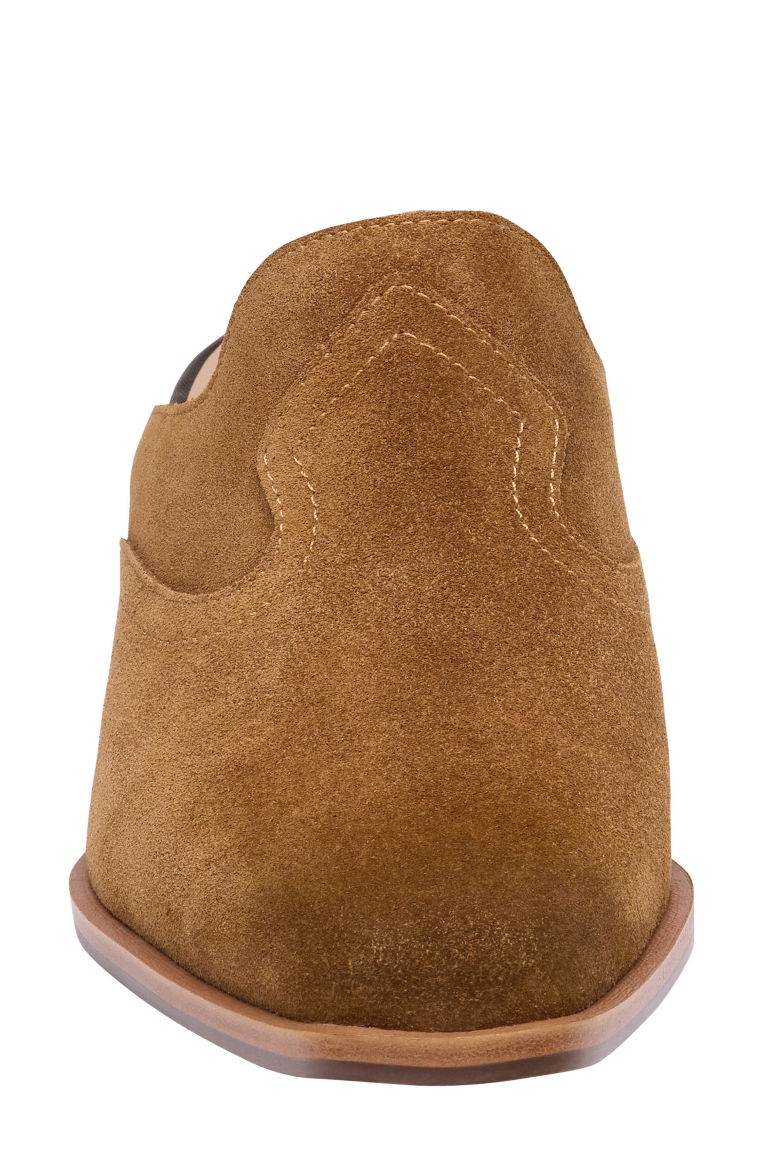 Kalista Leather Mule, Alternate, color, WHISKEY SUEDE