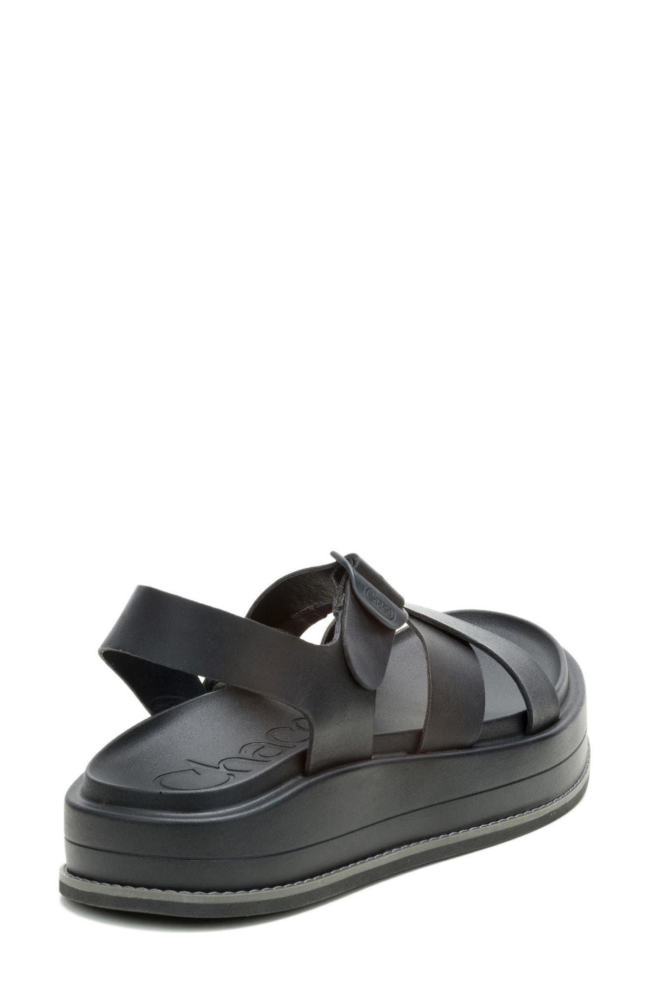 Chaco Townes Midform Sandal, Alternate, color, Black