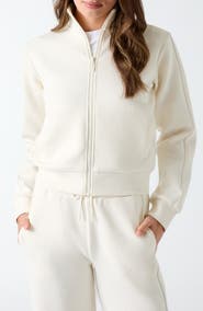 GUESS Calista 4G Front Zip Sweatshirt