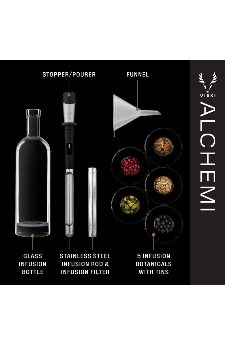 Viski Alchemi Spirits Infusion Kit, Alternate, color, Silver