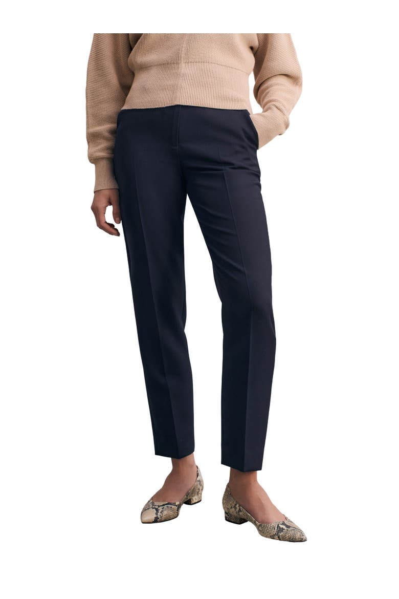 Tavira Wool Pants, Main, color, Navy