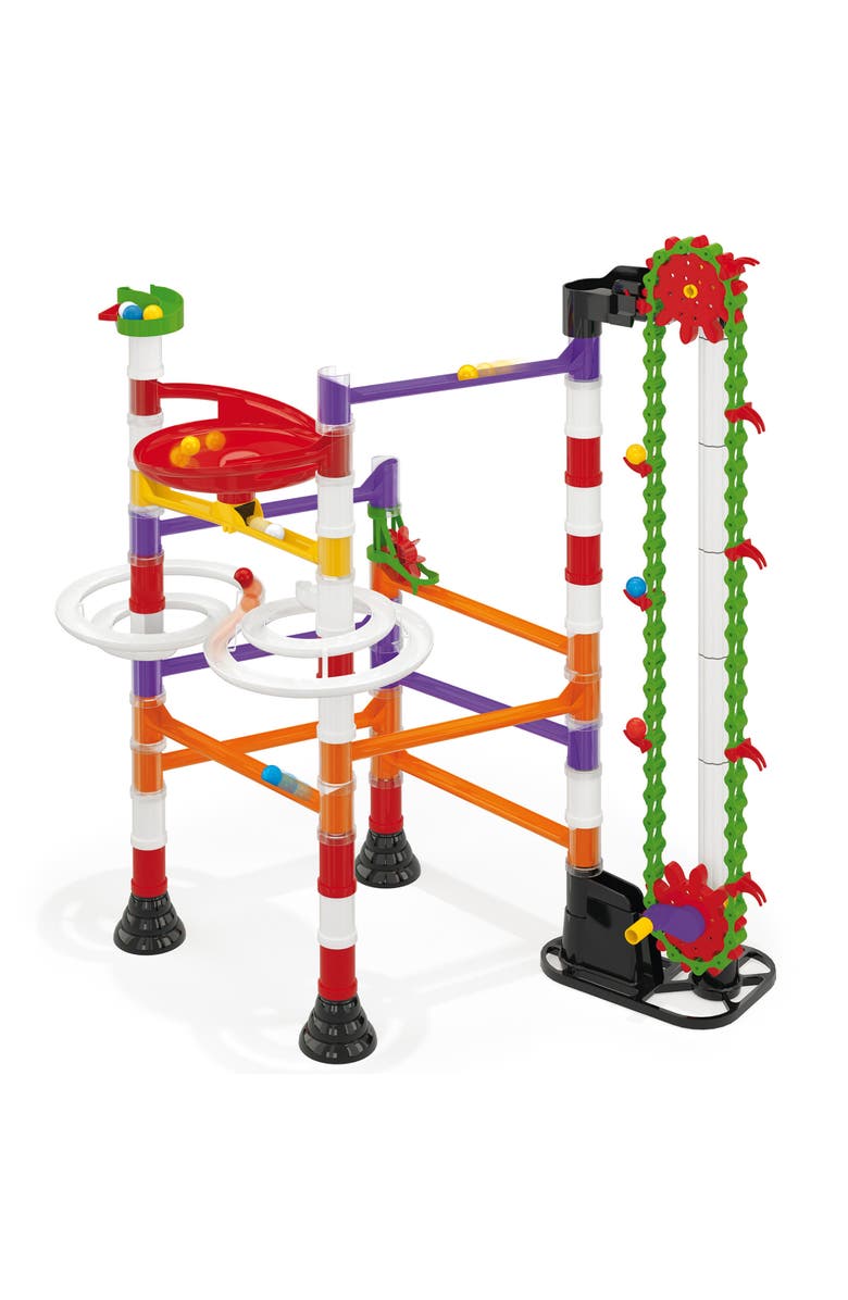 Quercetti Migoga Run Elevator 150Pc Marble Toy, Crank & Funnels, Stem Set, Alternate, color, 