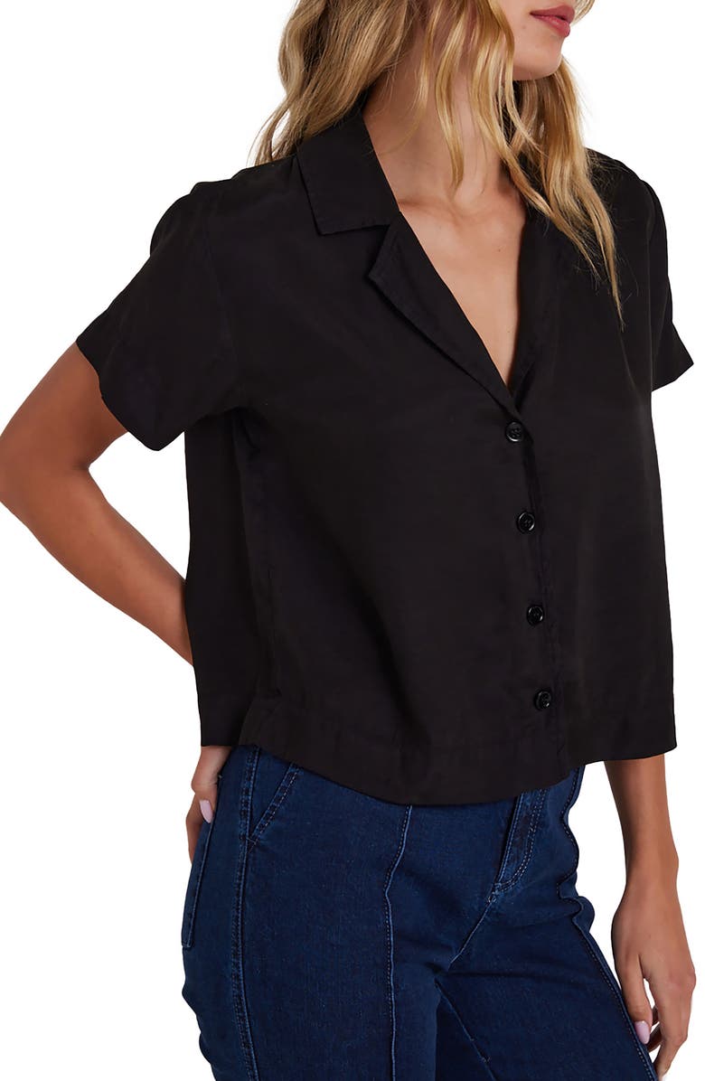 Bella Dahl Lyocell Camp Shirt, Alternate, color, 