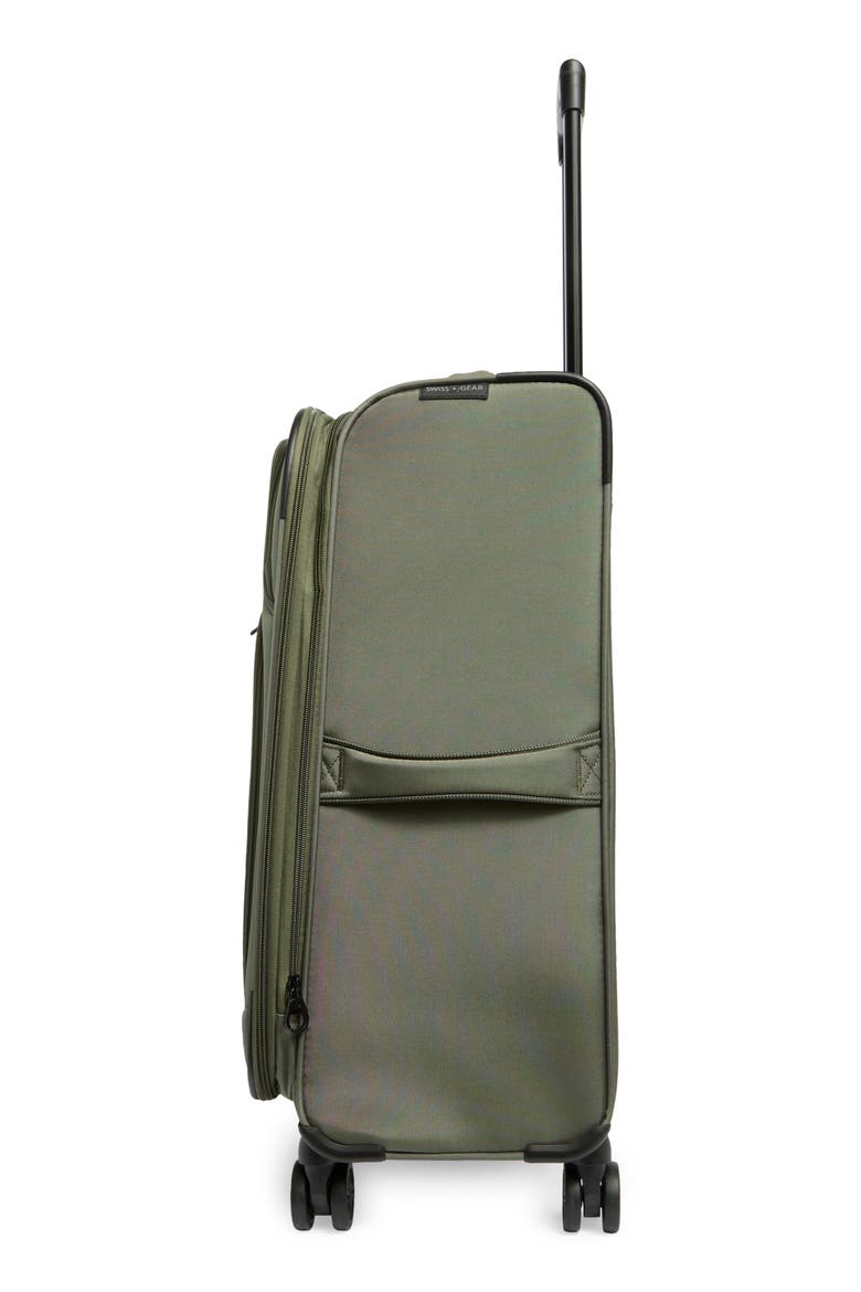 SW3460 24-Inch Softside Spinner Luggage, Alternate, color, OLIVE GREEN