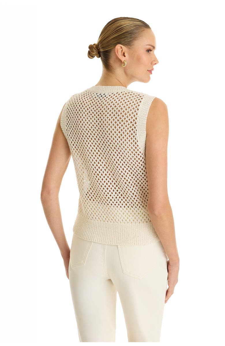 The Noli Shop Addison Sequin Crochet Top, Alternate, color, 