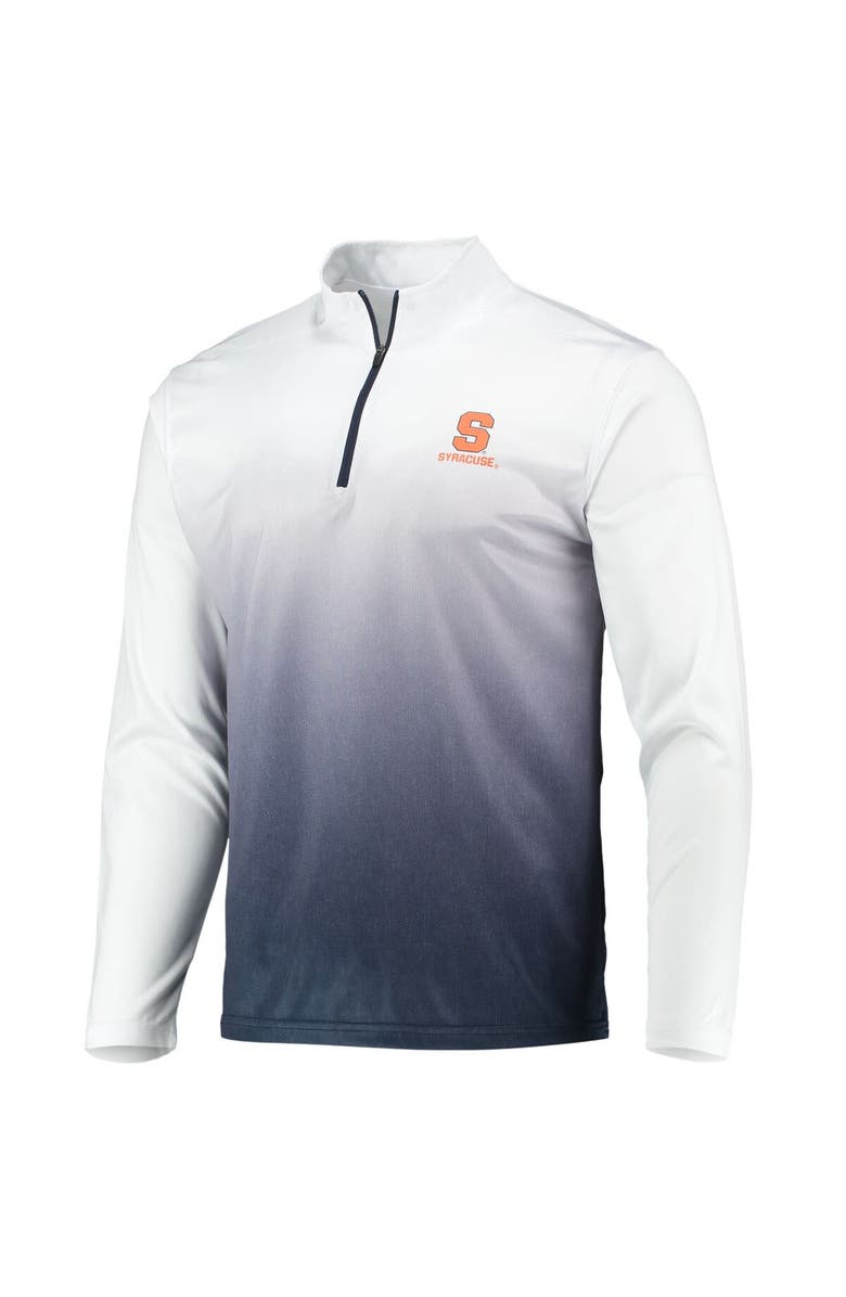 COLOSSEUM Men's Colosseum Navy Syracuse Orange Magic Team Logo Quarter-Zip Jacket, Alternate, color,