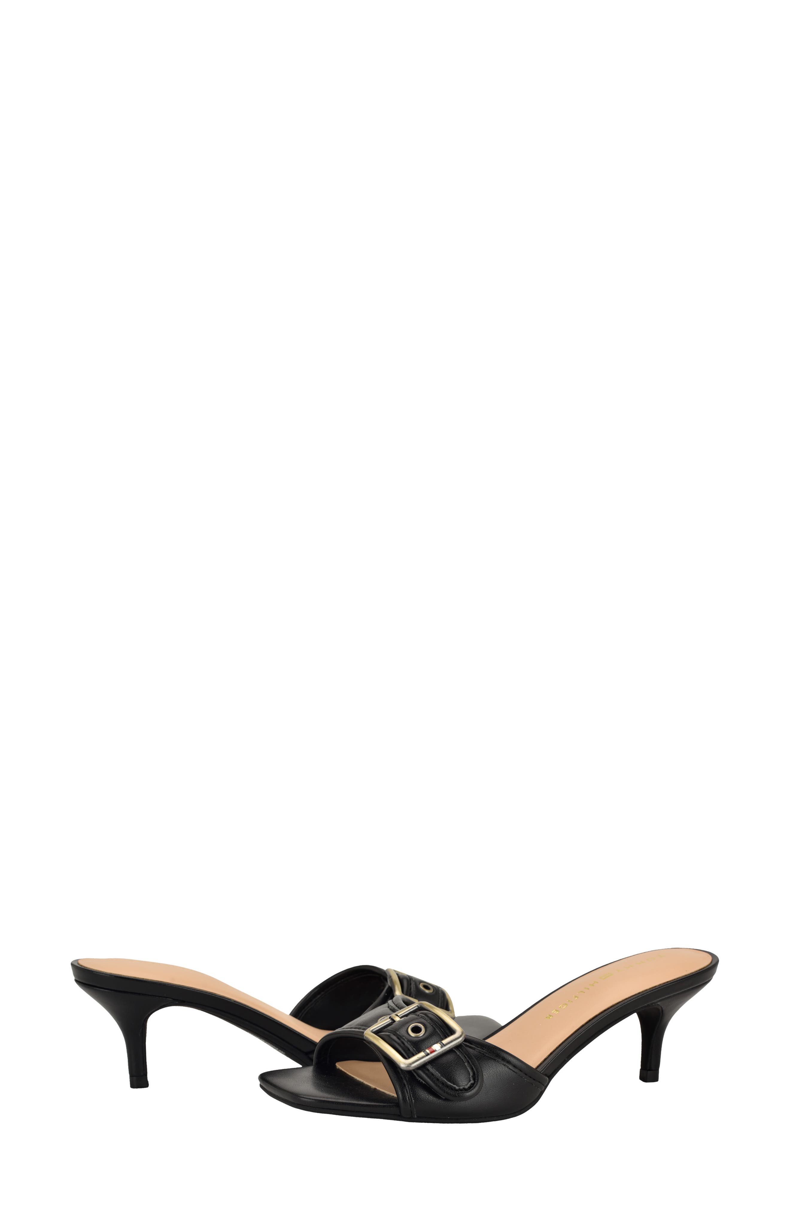 Tommy Hilfiger Camhila Sandal, Alternate, color, Black