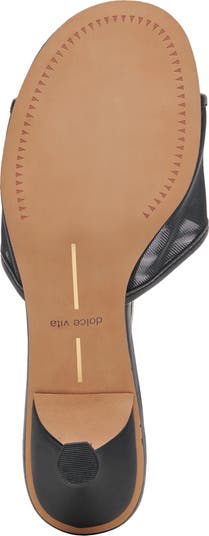 Meeza Kitten Heel Slide Sandal