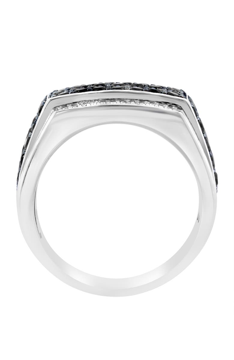 EFFY Men's Diamond & Black Spinel Signet Ring, Alternate, color,