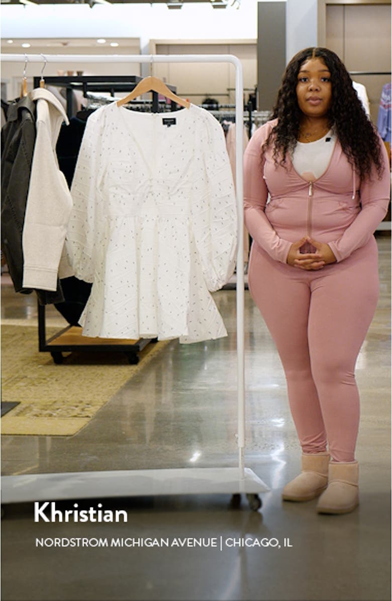 Eva Long Sleeve Minidress, sales video thumbnail