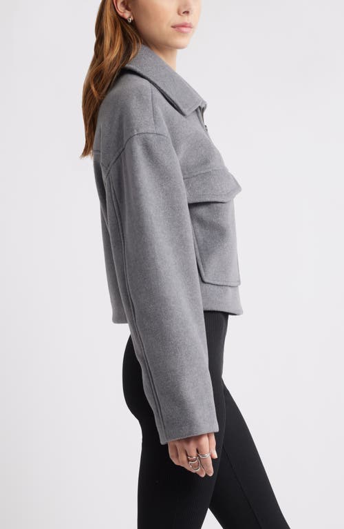 OPEN EDIT OPEN EDIT CROP ZIP JACKET 