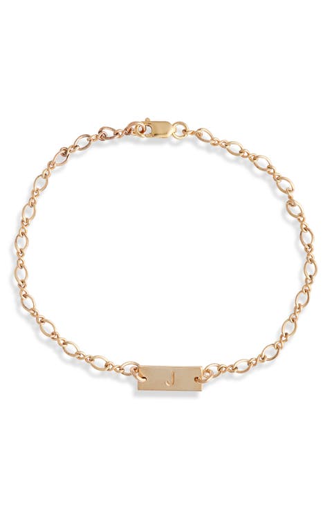 Hadley Initial Bar Bracelet