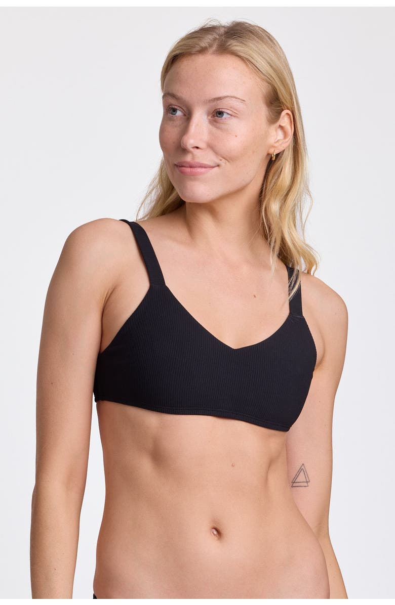 JOLYN Kacey Bikini Top, Alternate, color, Black