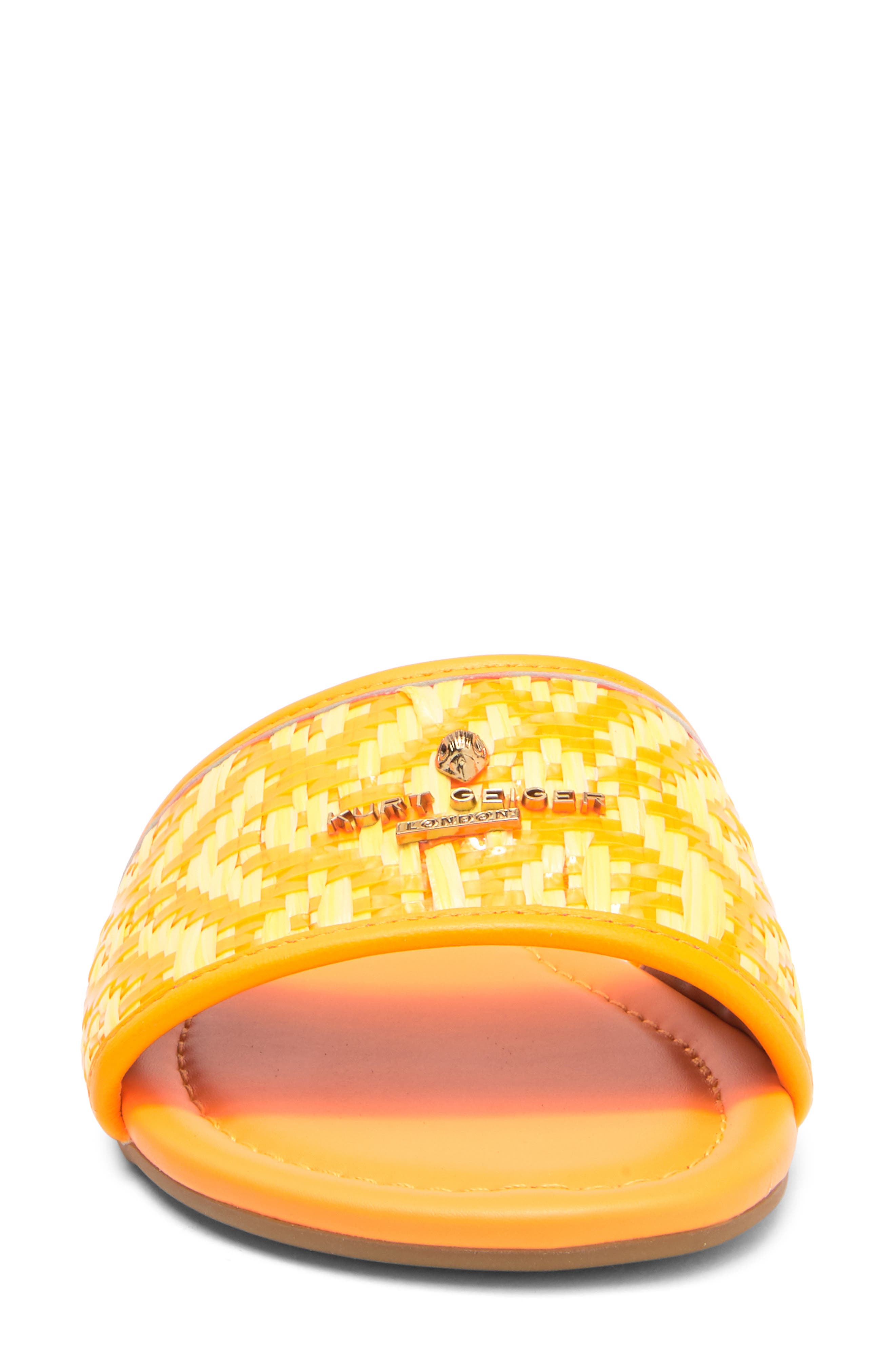 Kurt Geiger London Greenwich Slide Sandal, Alternate, color, Orange