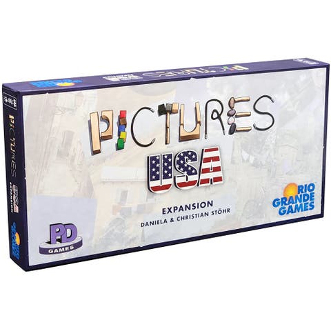 Pictures Usa Expansion W/ New Dice & Cards, 35 Players