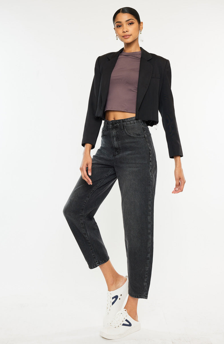 KanCan Ivy Ultra High Rise Balloon Fit Jeans, Alternate, color, Dark Gray