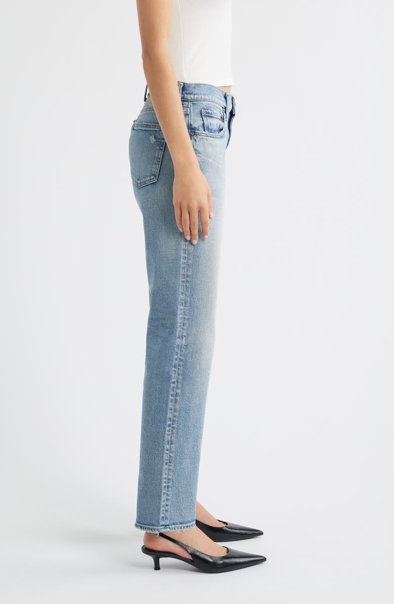 MOUSSY VINTAGE Selbyville Slim Straight Leg Jeans, Alternate, color, Light Blue