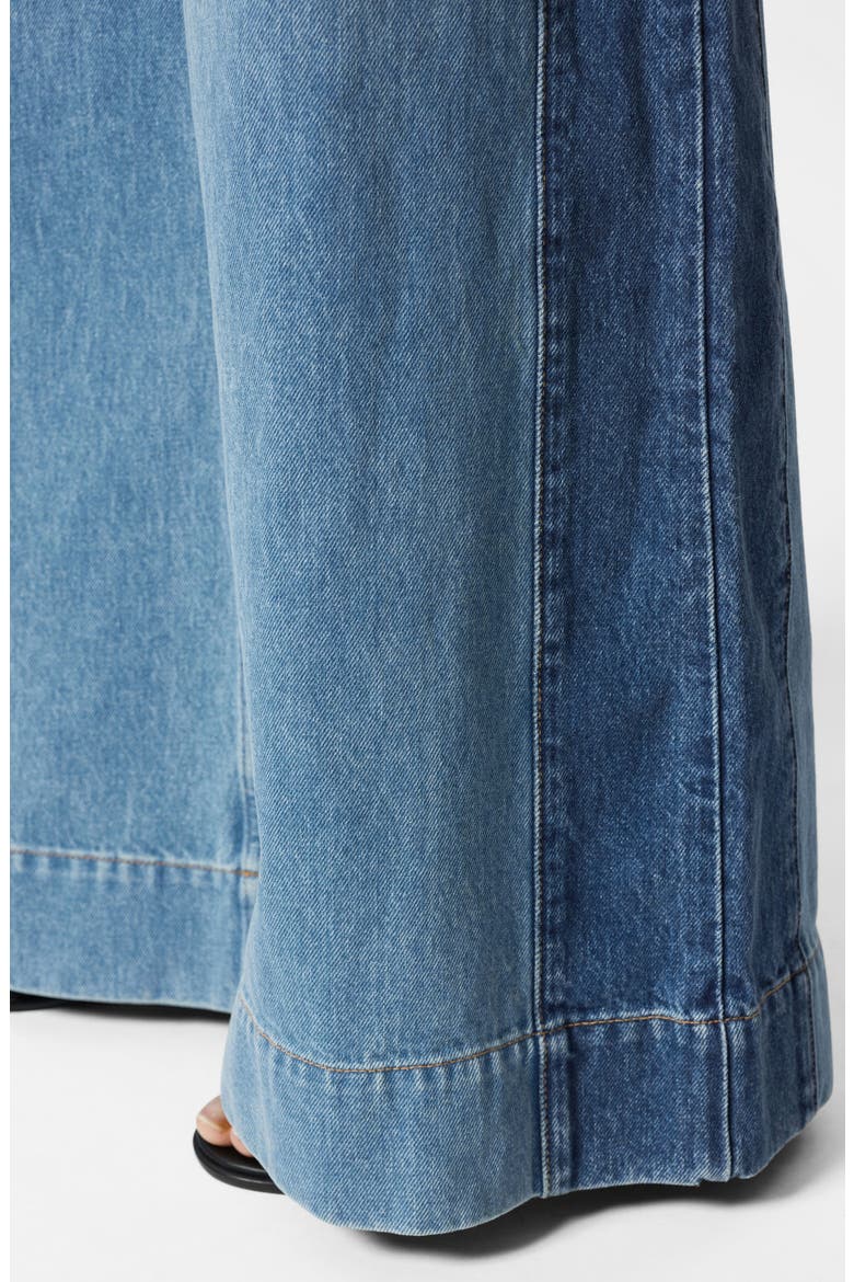 Wide Leg Jeans, Alternate, color, BLUE MEDIUM DUSTY