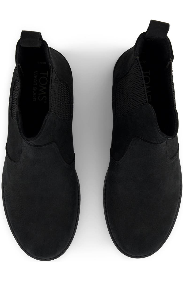 TOMS Griffin Water Resistant Boot, Alternate, color, Black