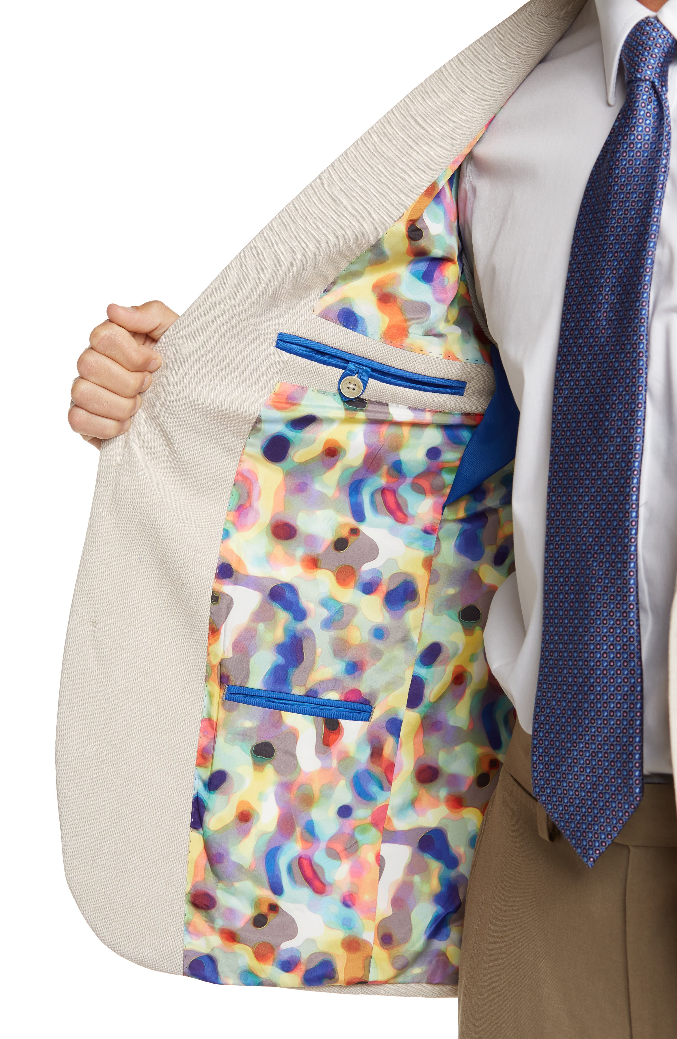 SAVILE ROW CO Lancaster Linen Blazer (Men) | Nordstromrack