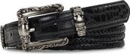 Patricia Nash Barni Distressed Croc-Embossed Leather