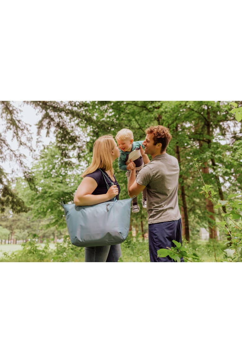 Tarana Recycled Cooler Tote Bag, Alternate, color, Aurora Blue