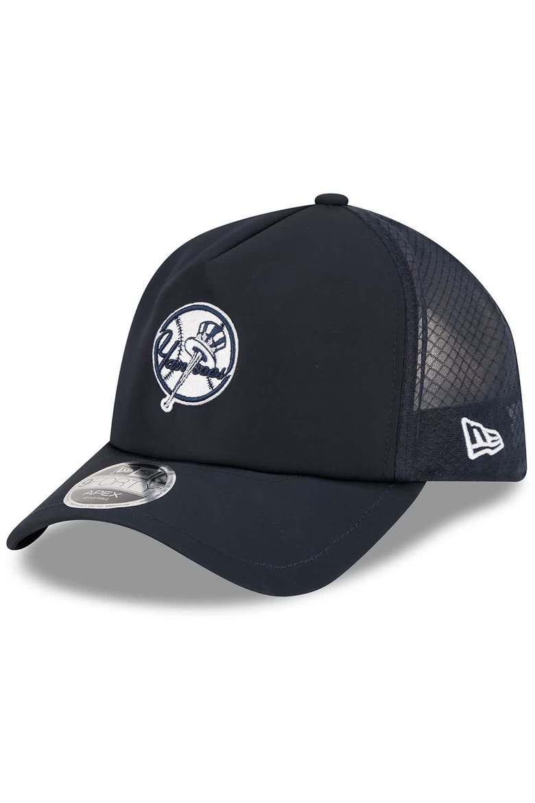 Men's New Era Navy New York Yankees 2026 Batting Practice Alternate Apex 9FORTY Adjustable Hat, Main, color, Navy