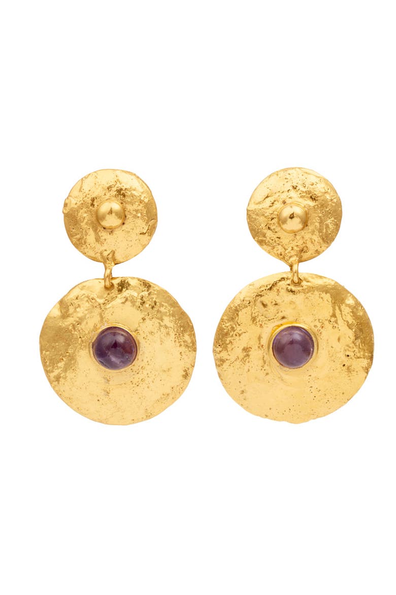 Venus Earrings, Main, color, AMETHYST